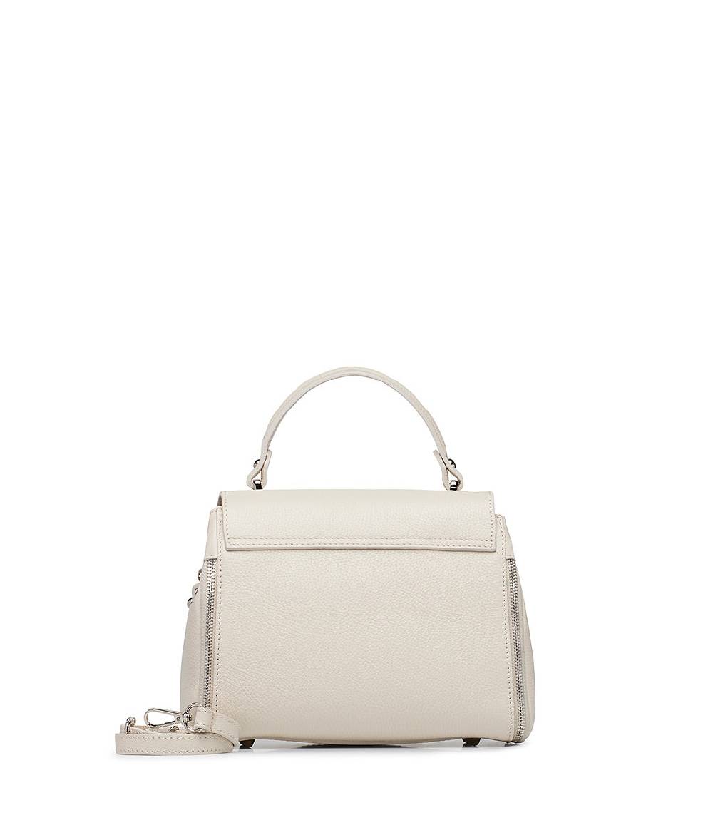 Loriblu Borsa a mano beige in pelle martellata Novità