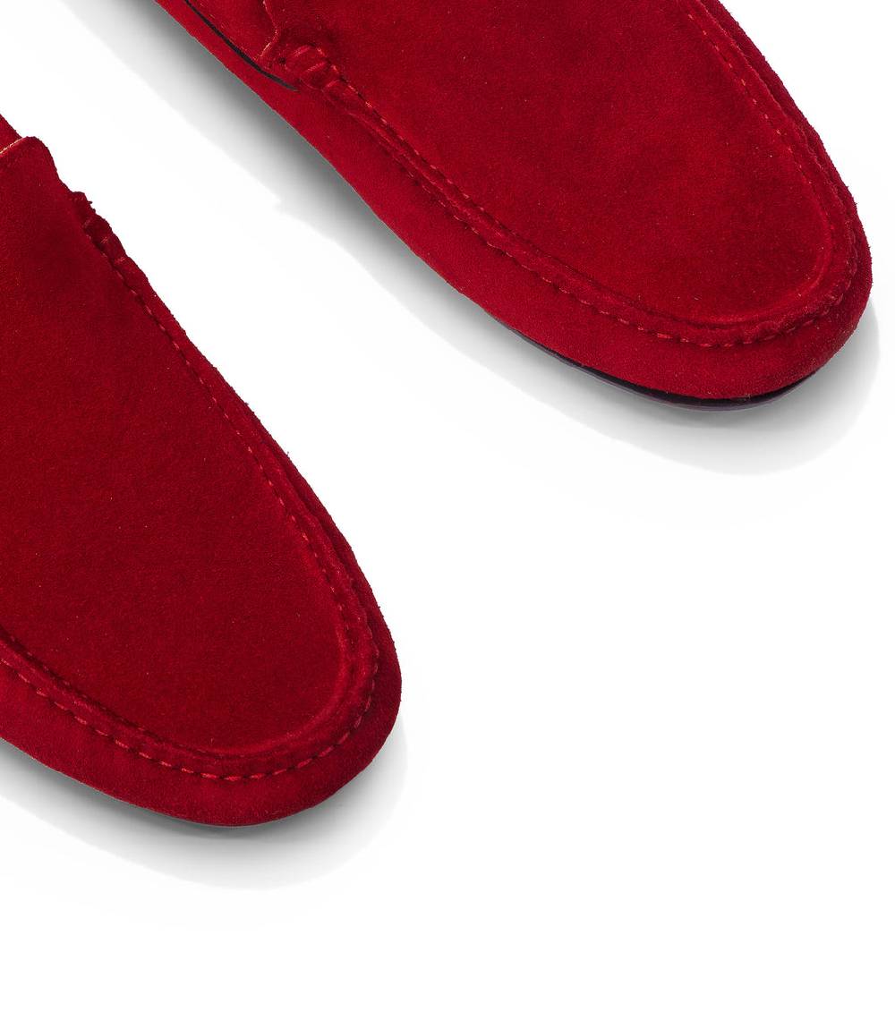 Loriblu Mocassini in camoscio rosso Negozio