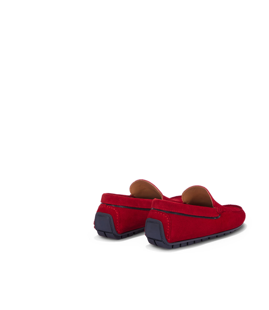 Loriblu Mocassini in camoscio rosso Negozio