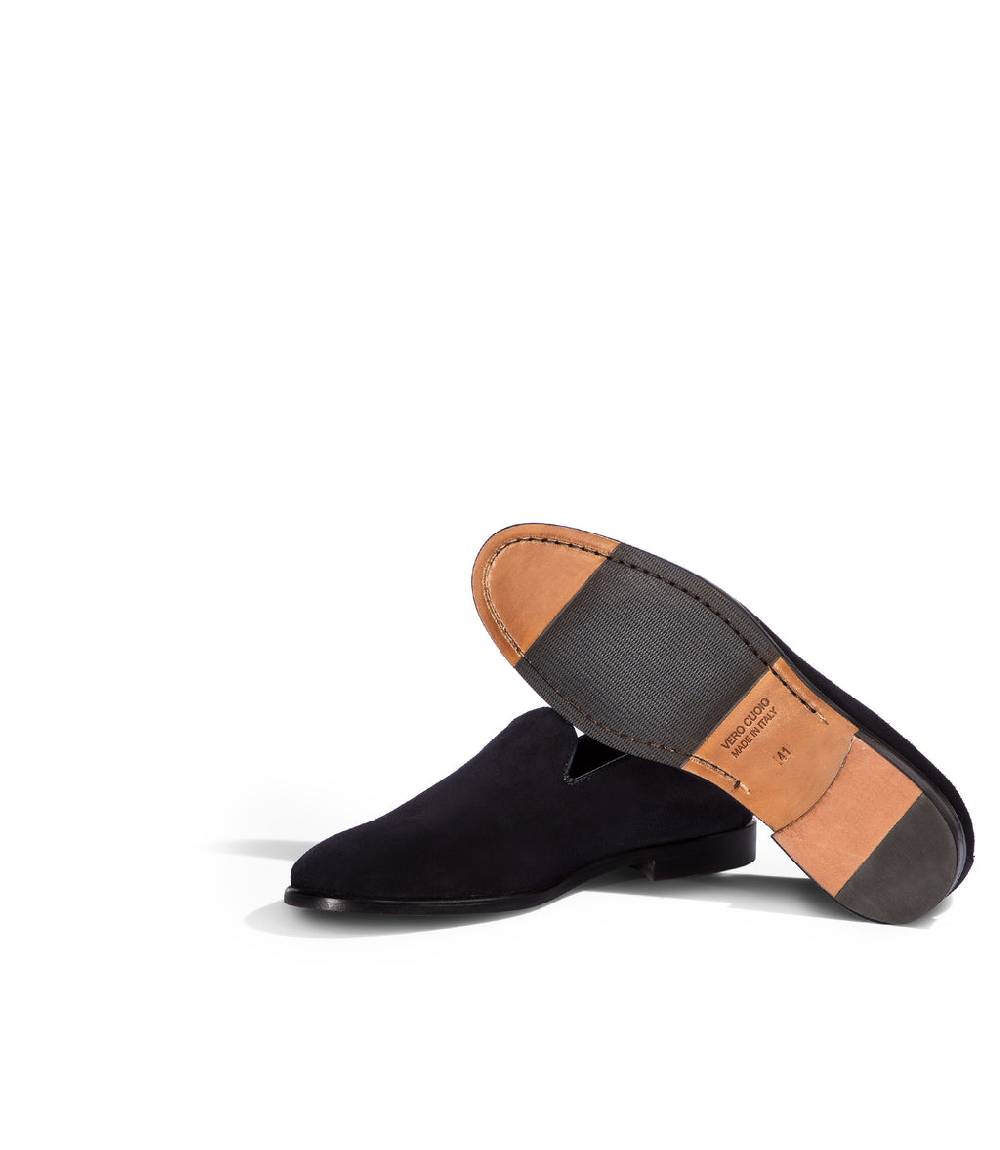 Loriblu Mocassini in camoscio blu Moda