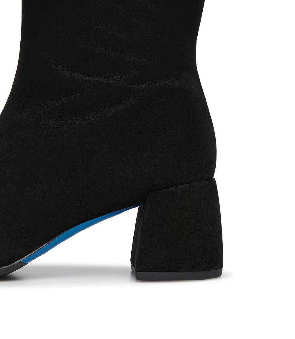 Loriblu Stivale camoscio nero con punta in vernice Pezzi Unici