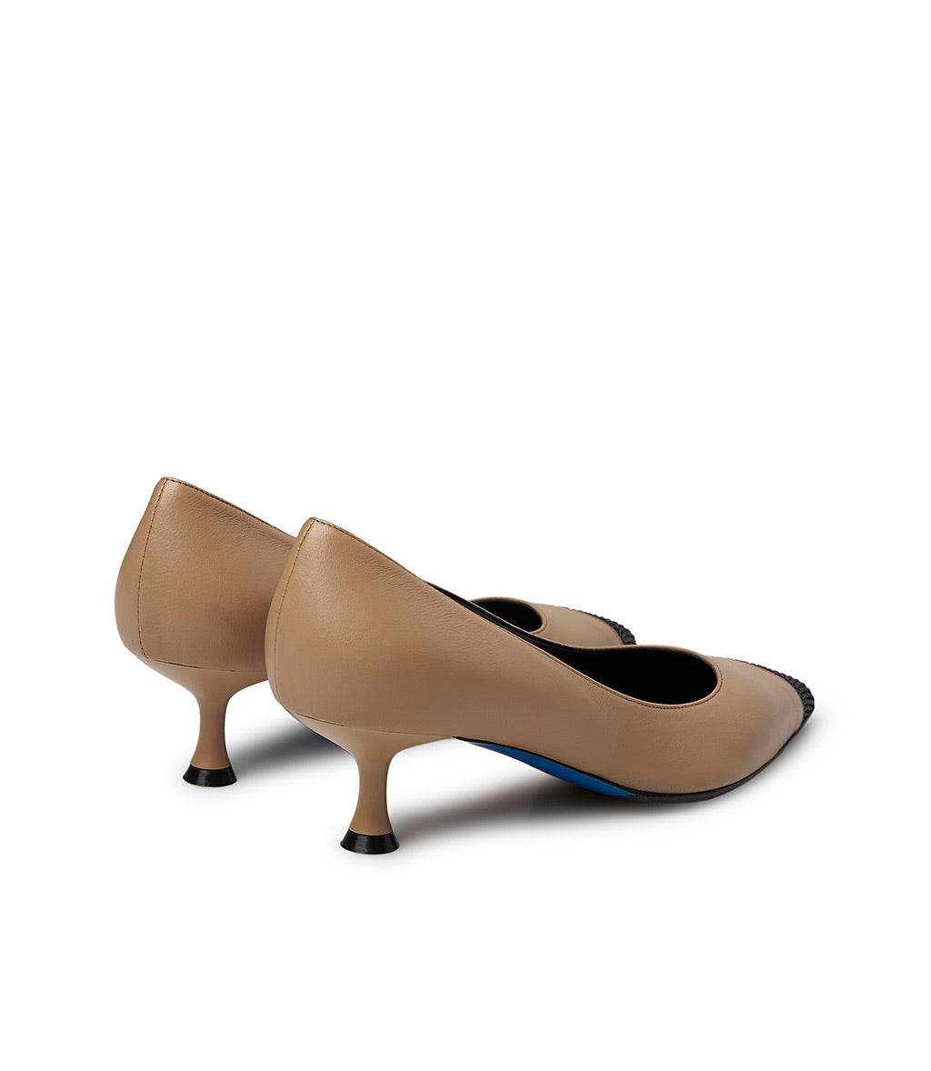 Loriblu Décolleté nappa crusca con cristalli Consegna Veloce