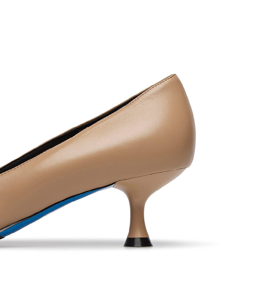 Loriblu Décolleté nappa crusca con cristalli Consegna Veloce