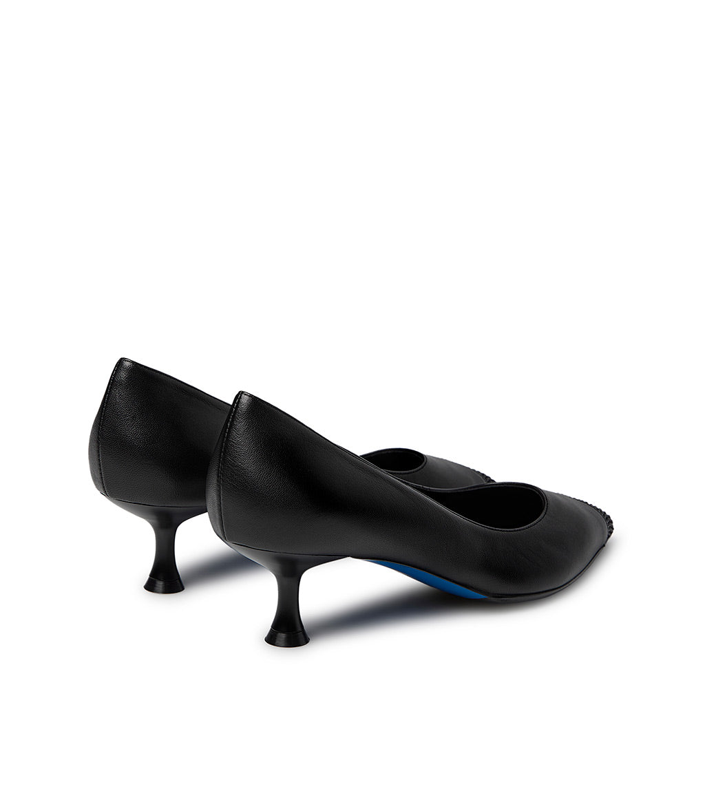 Loriblu Décolleté nappa nero con cristalli Promozione Limitata