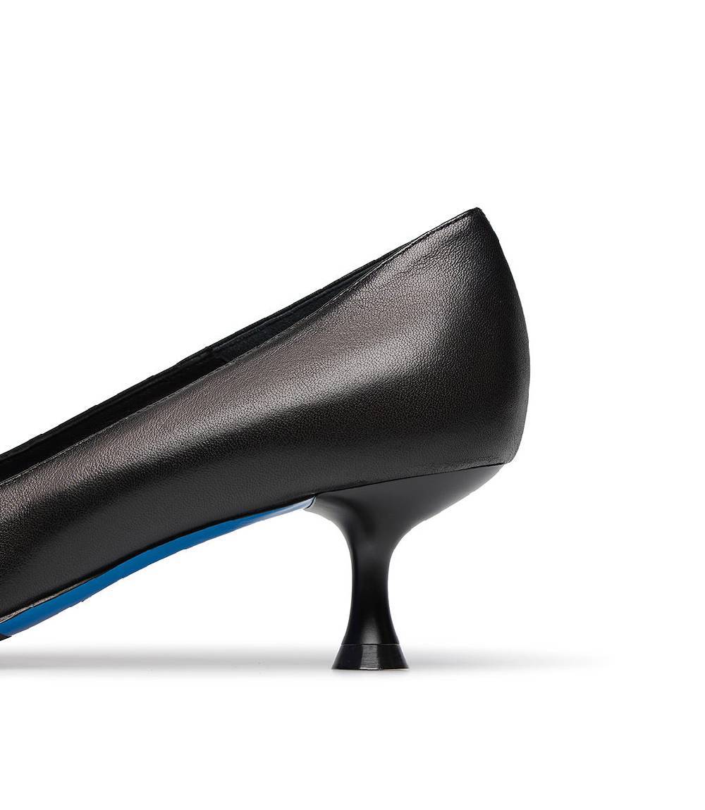 Loriblu Décolleté nappa nero con cristalli Promozione Limitata