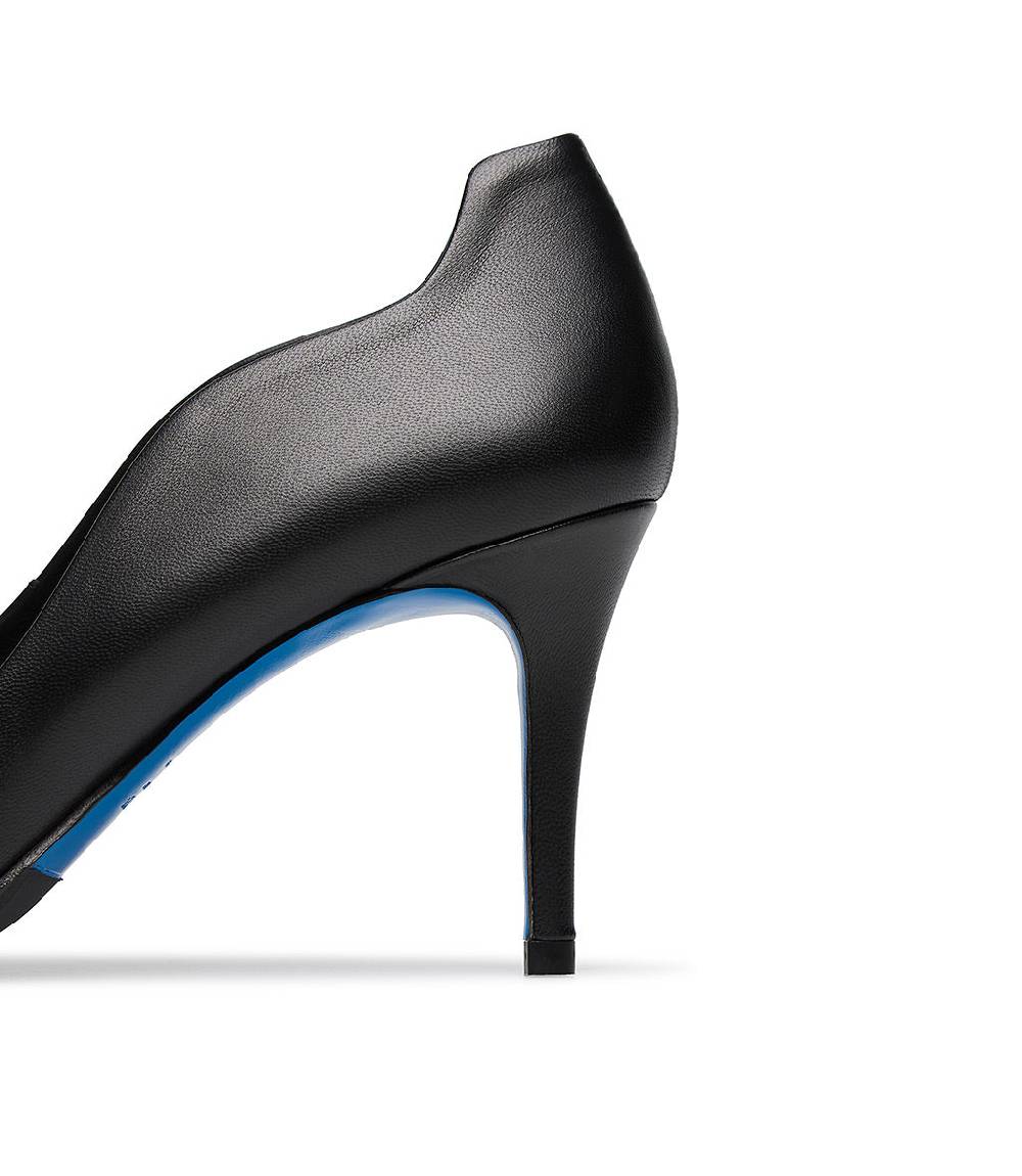 Loriblu Décolleté onda in nappa nero Affare Del Giorno