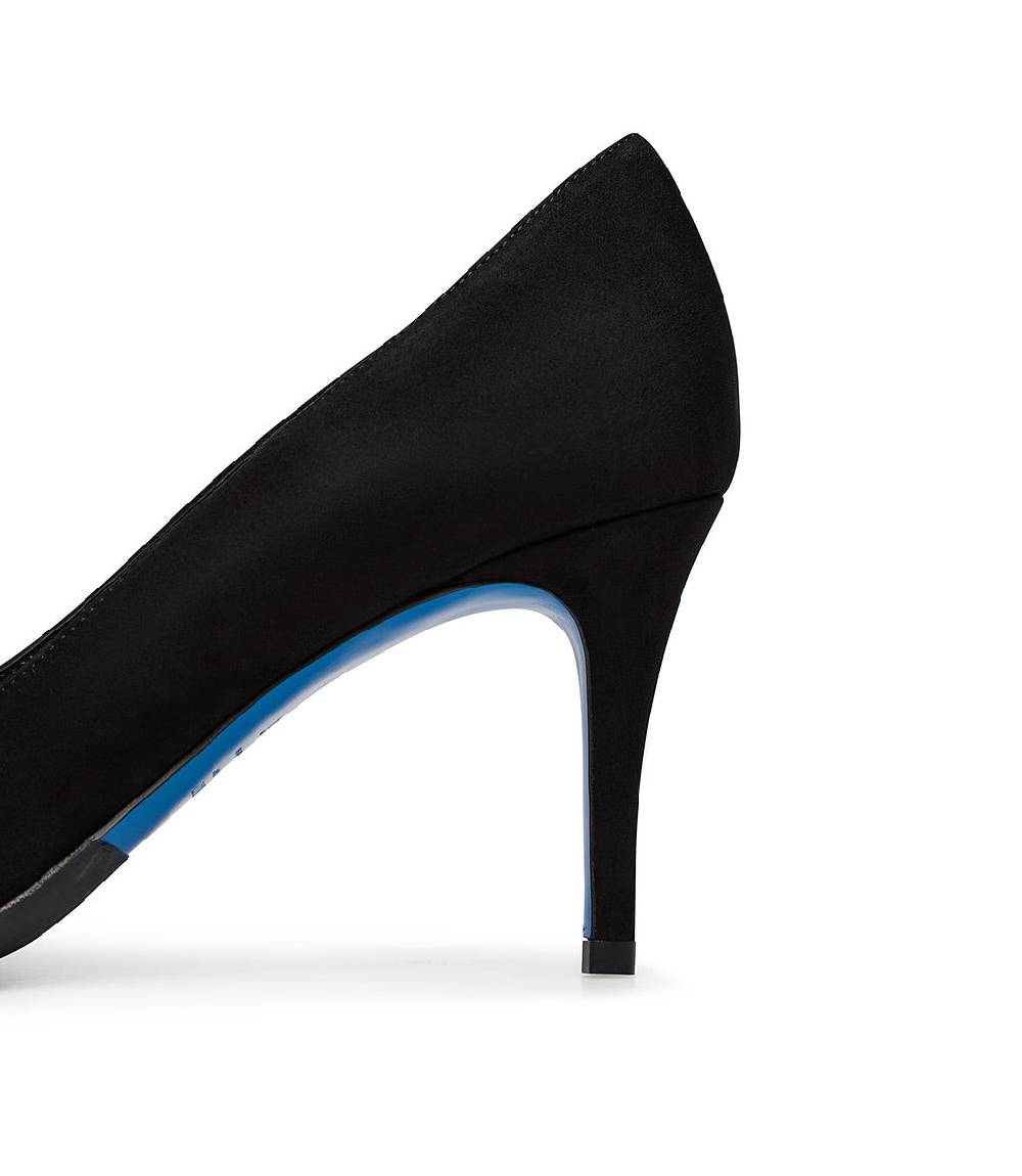 Loriblu Décolleté in camoscio nero Offerte