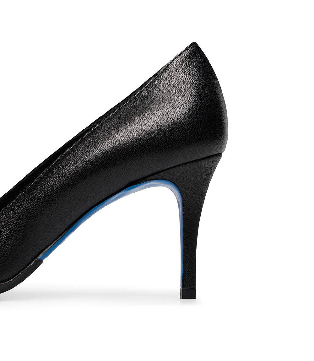 Loriblu Décolleté in nappa nera Vendita Economica