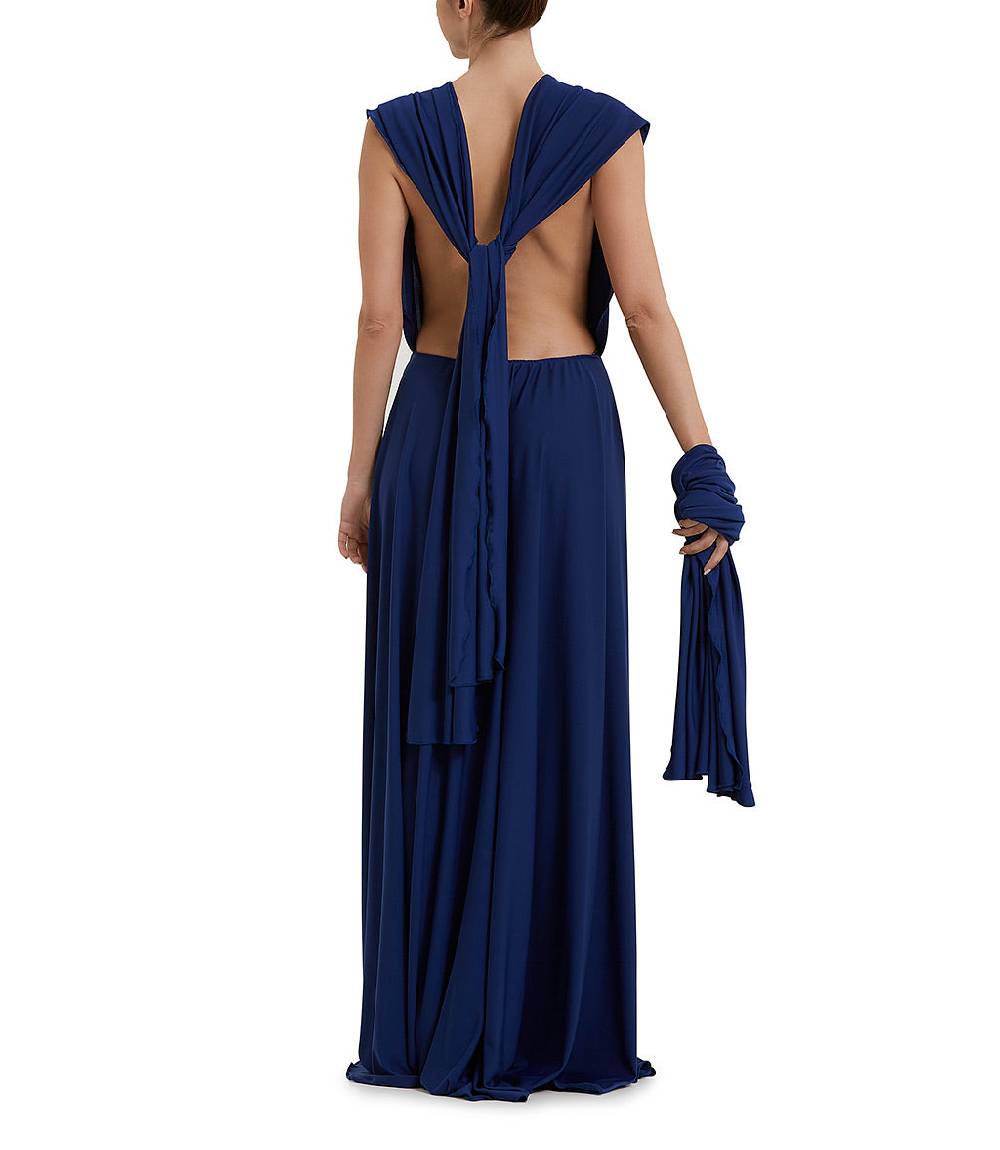 Loriblu Abito lungo blu Vendite Flash