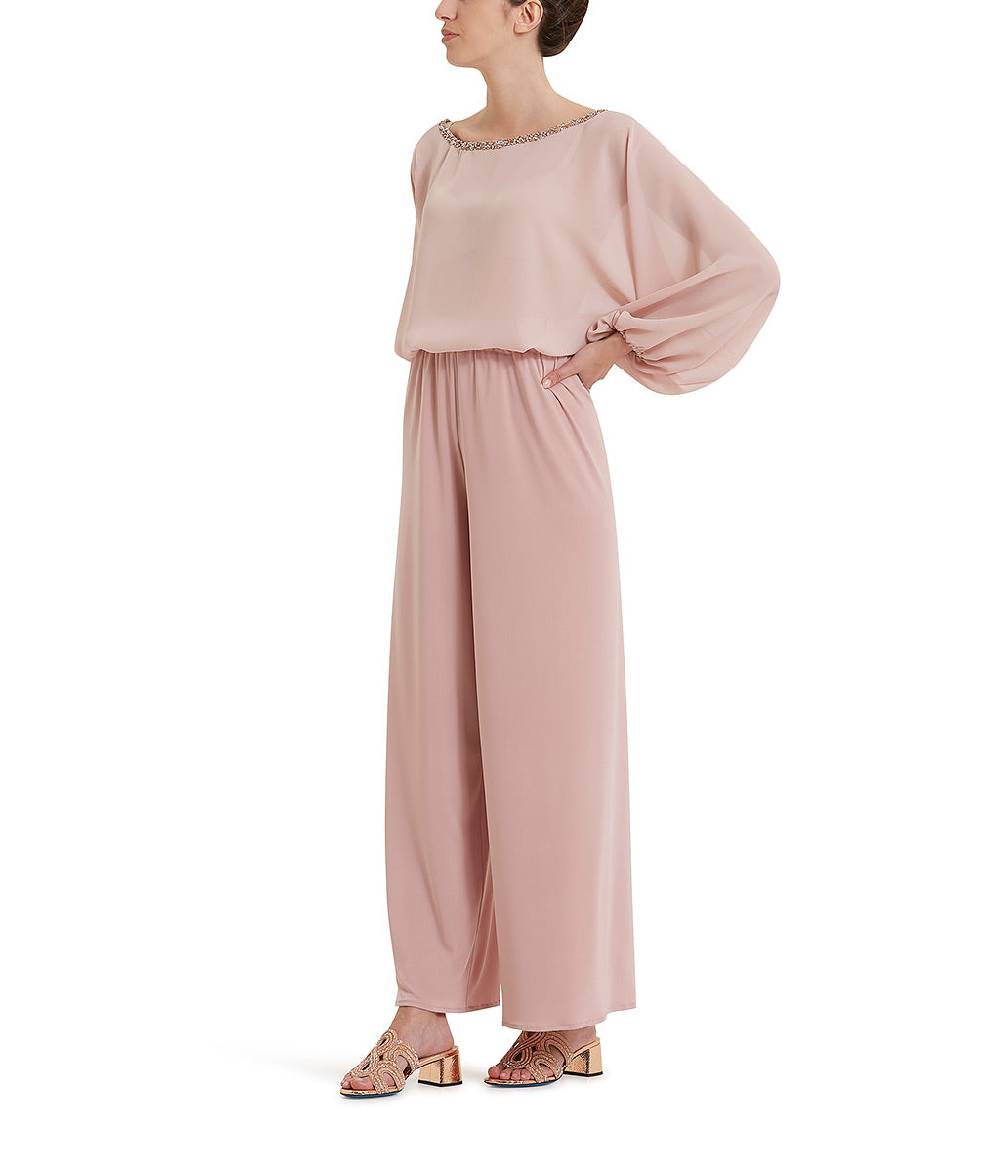 Loriblu Blusa georgette rosa cipria Vendita