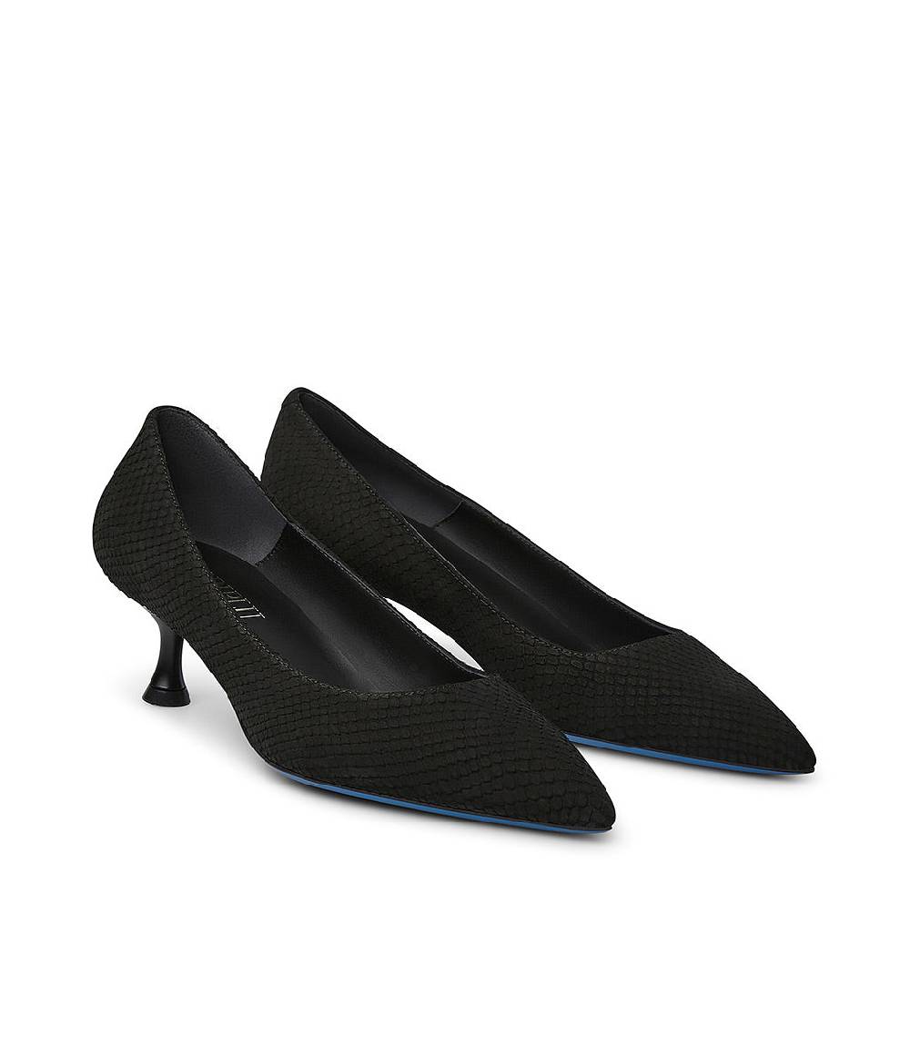 Loriblu Decollete in nabuk testurizzato nero Shopping Online