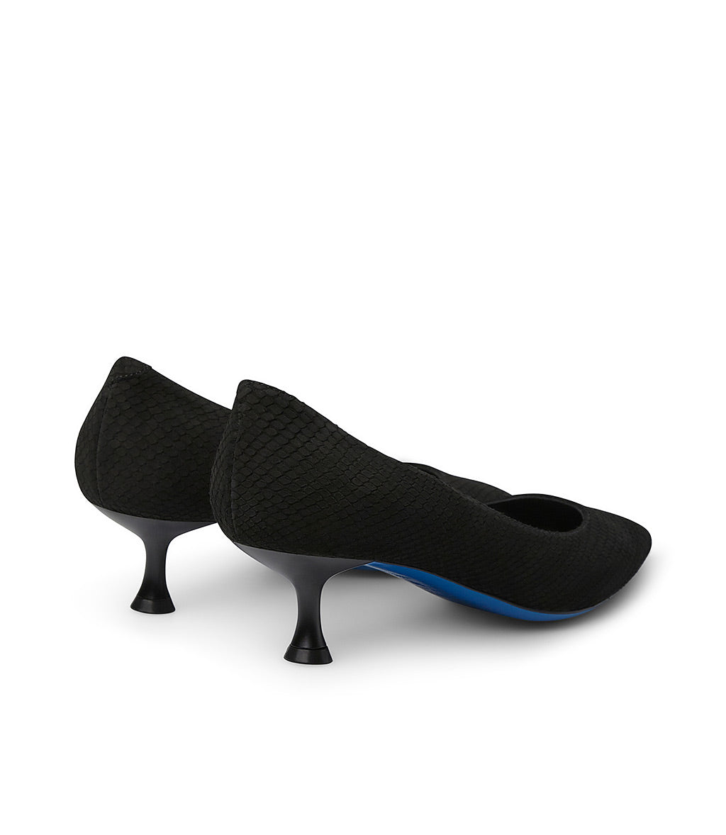 Loriblu Decollete in nabuk testurizzato nero Shopping Online