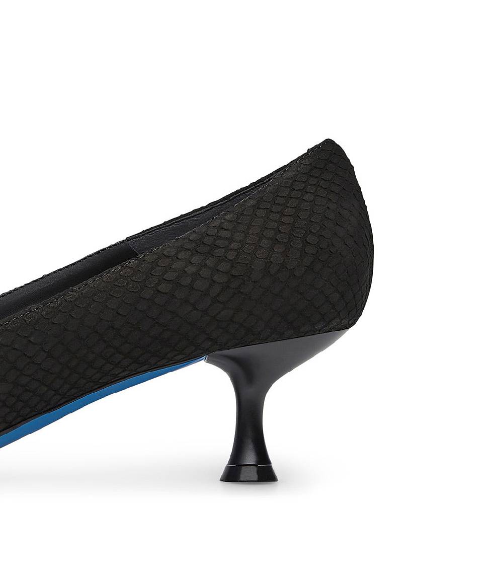 Loriblu Decollete in nabuk testurizzato nero Shopping Online