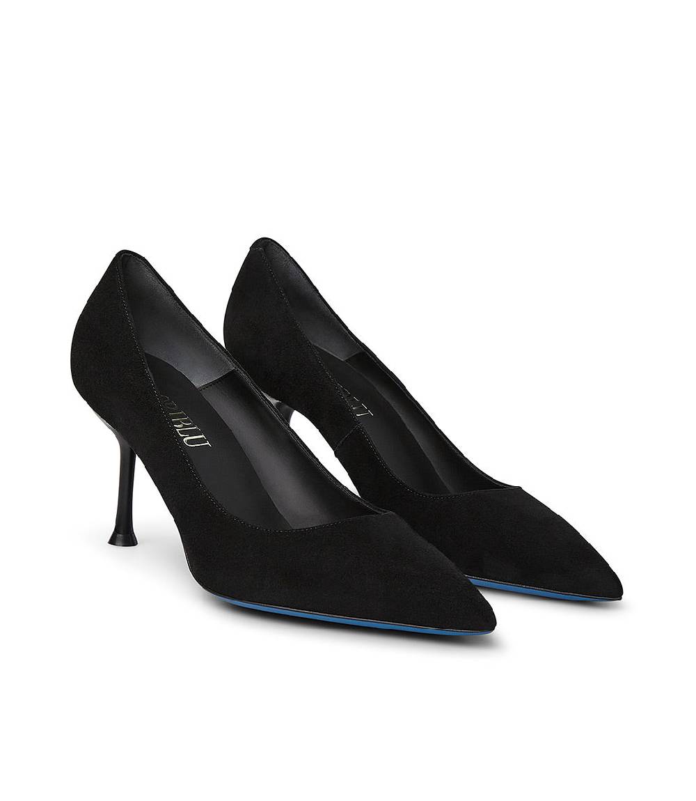Loriblu Decollete in camoscio nero Prezzo Ridotto