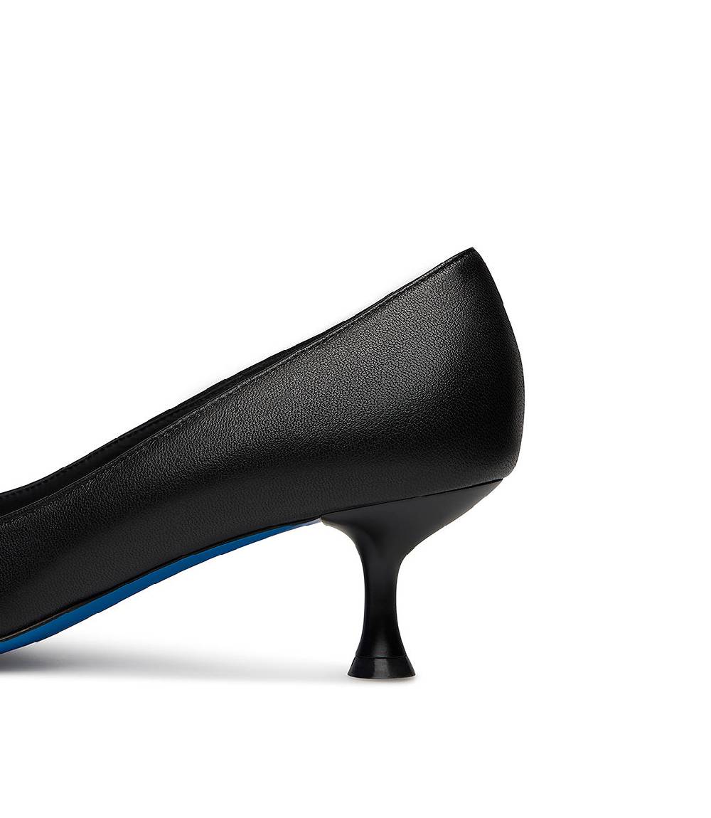 Loriblu Décolleté in nappa nera Vendita Economica