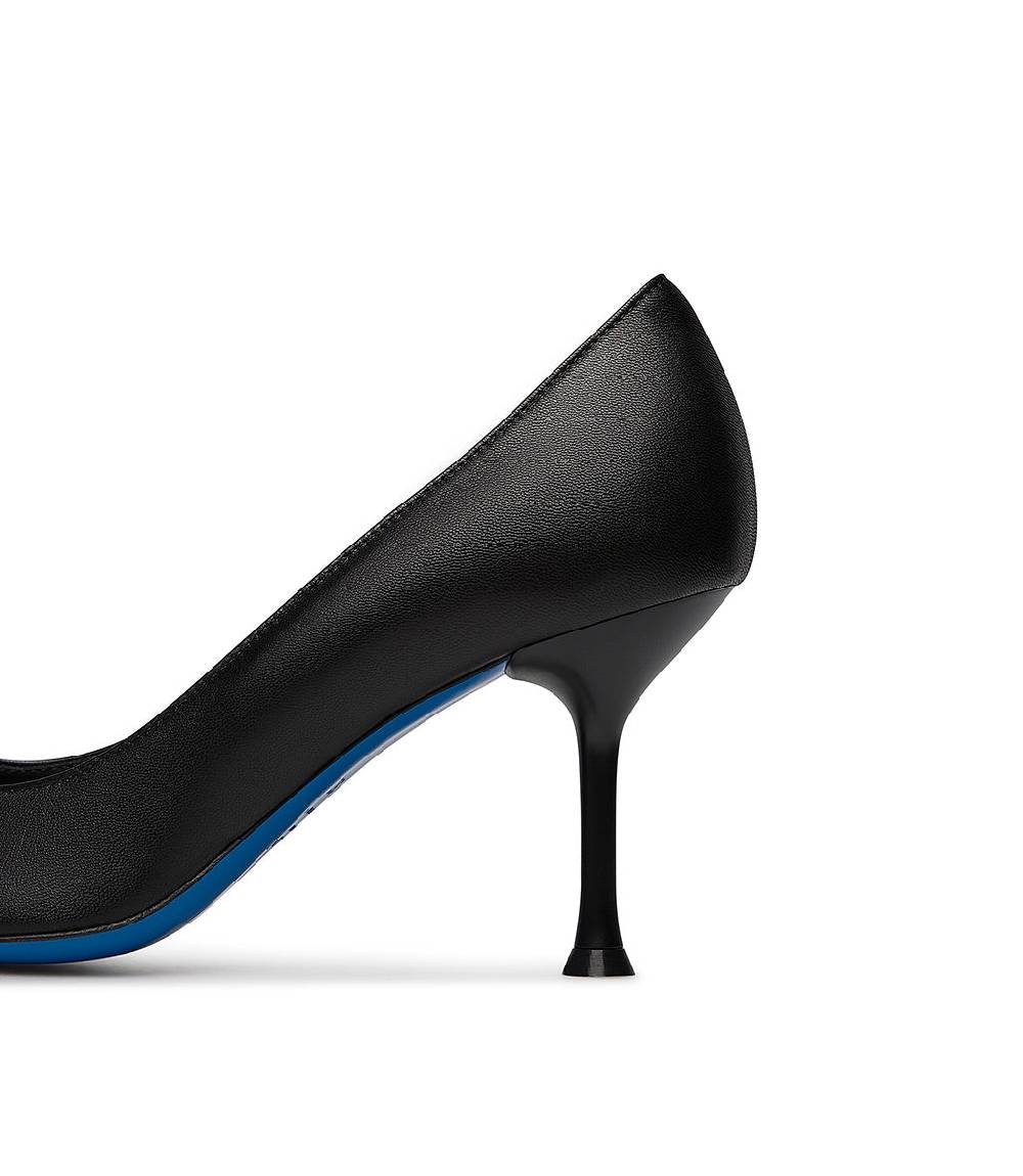 Loriblu Décolleté in nappa nera Saldi Di Fabbrica