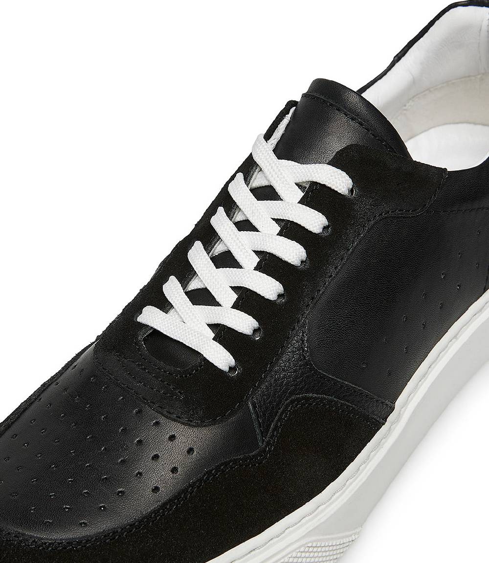Loriblu Sneaker in pelle e camoscio nero Promozione