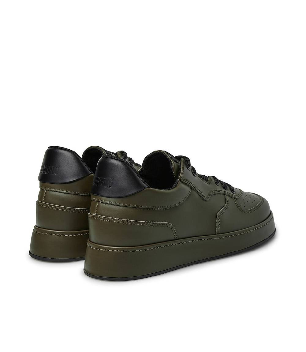 Loriblu Sneakers in pelle verde e nera Pezzi Unici