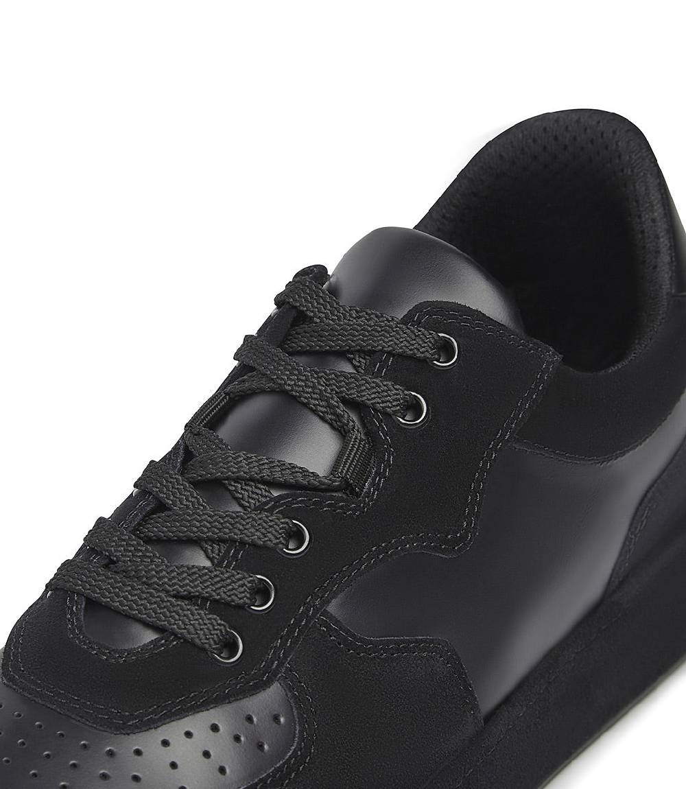 Loriblu Sneakers in nappa e camoscio nero Acquista Ora