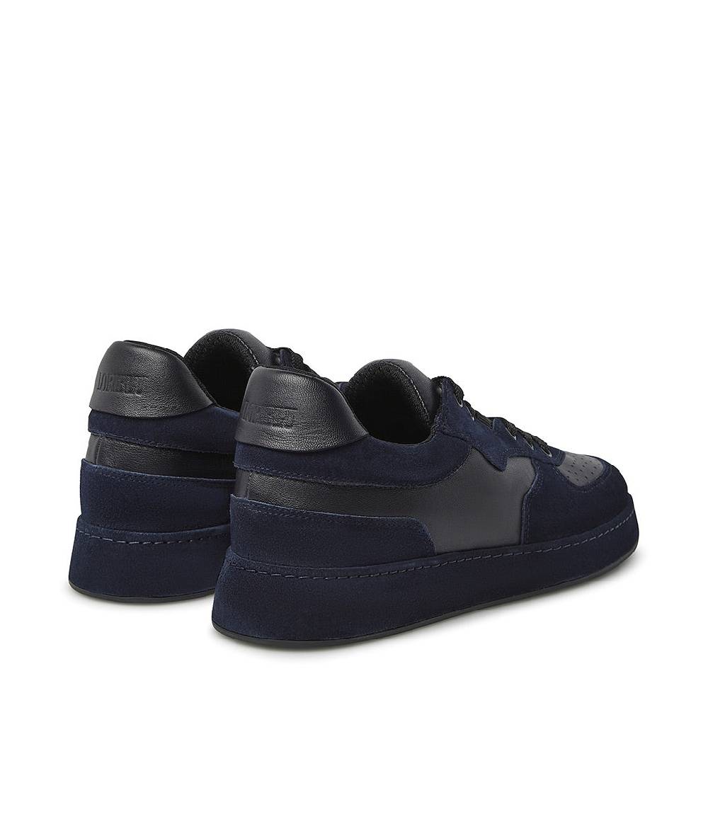 Loriblu Sneakers in nappa e camoscio blu scuro Consegna Veloce