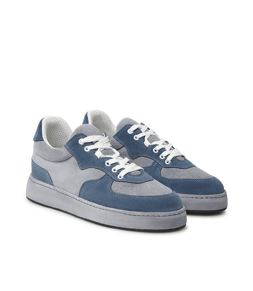 Loriblu Sneakers in pelle scamosciata blu e grigio Promozione Limitata
