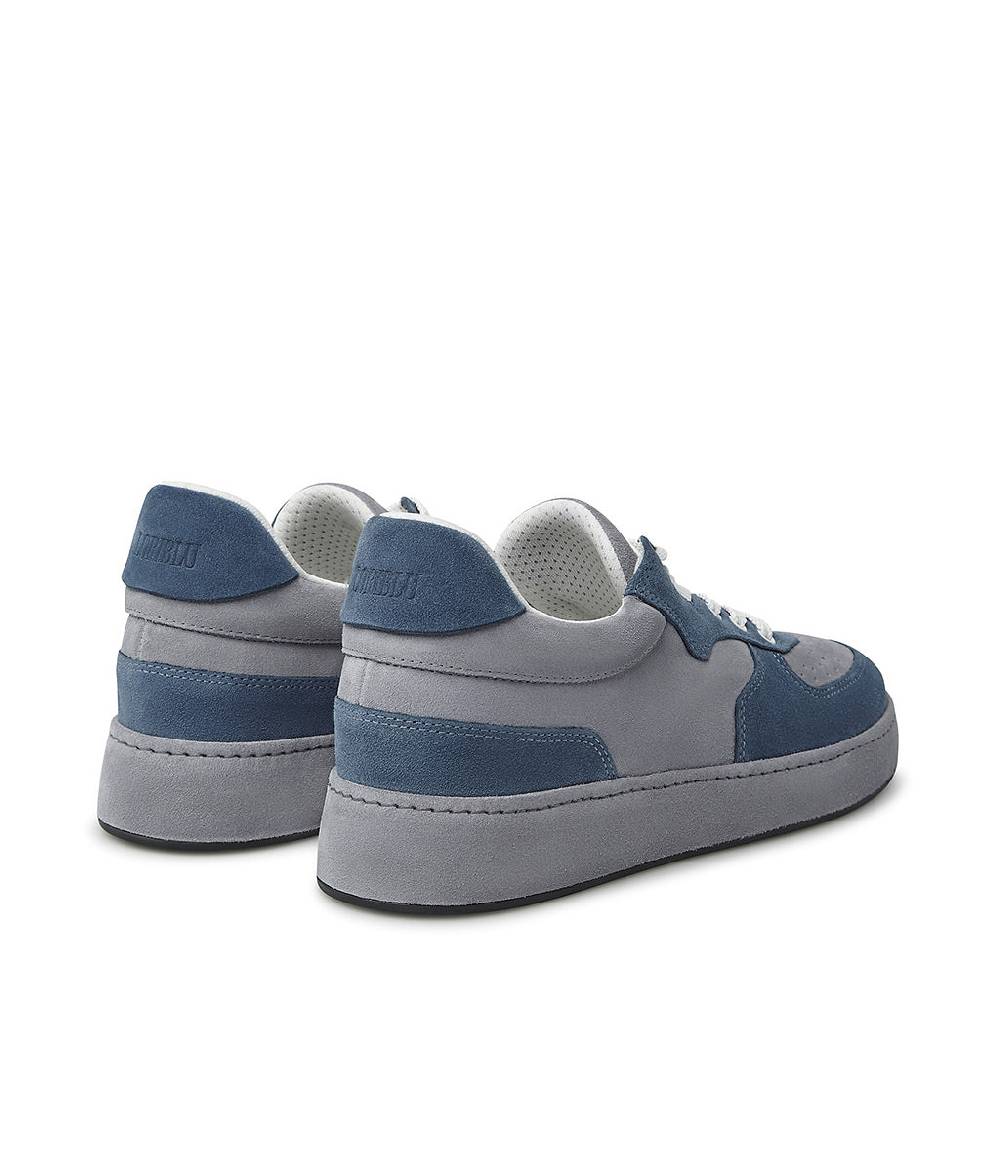 Loriblu Sneakers in pelle scamosciata blu e grigio Promozione Limitata