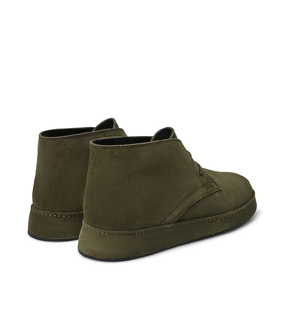 Loriblu Polacchini in pelle scamosciata verde Prezzo Ridotto