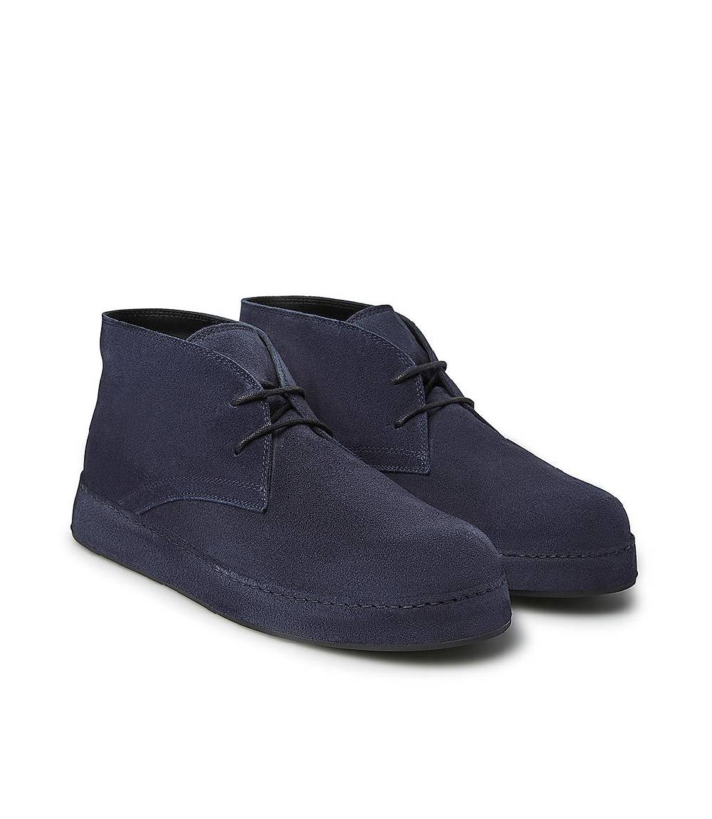 Loriblu Polacchini in pelle scamosciata blu Presa