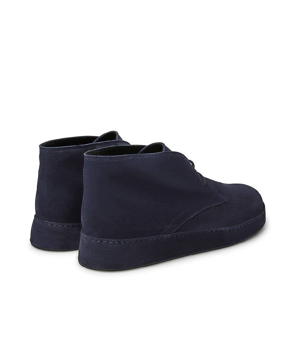 Loriblu Polacchini in pelle scamosciata blu Presa