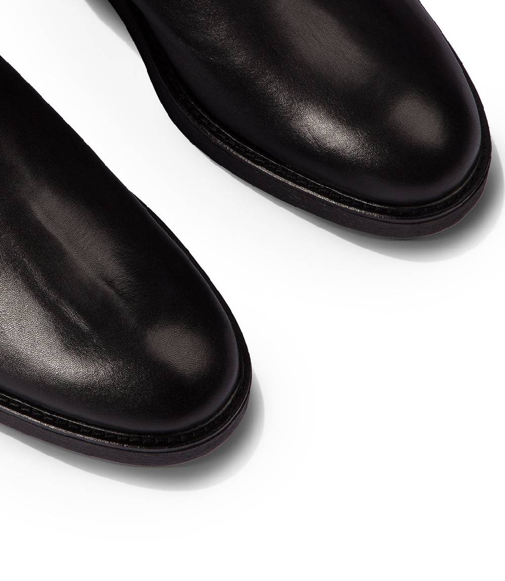 Loriblu Stivali Chelsea in pelle nera In Vendita