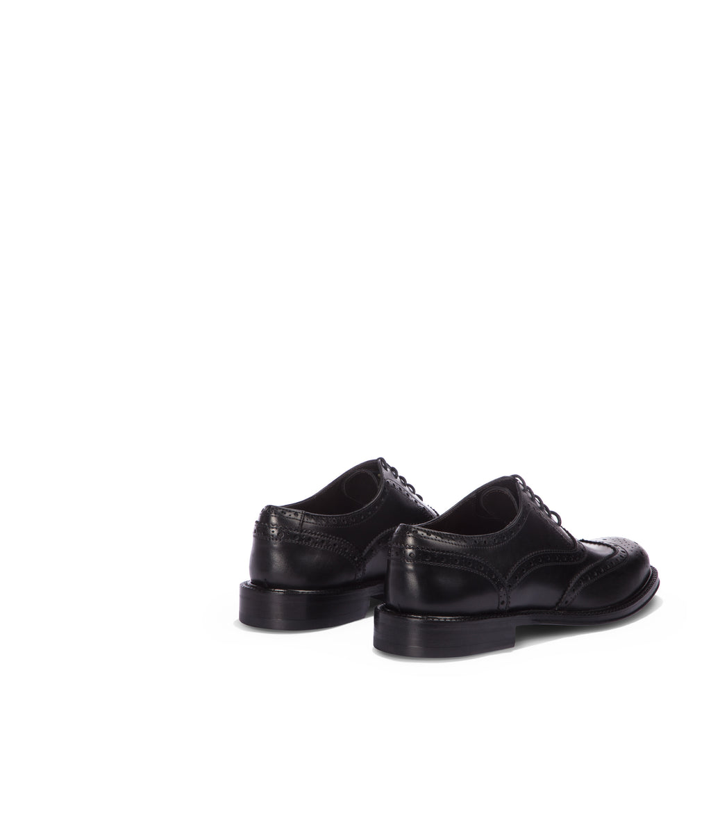 Loriblu Oxford brogue in pelle nera 2025
