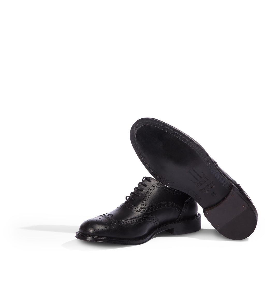 Loriblu Oxford brogue in pelle nera 2025