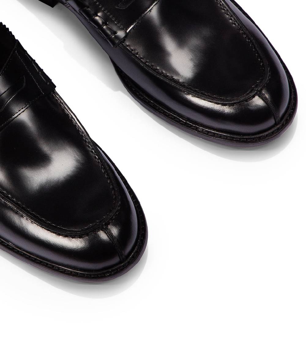 Loriblu Mocassini in pelle nera Nuovo