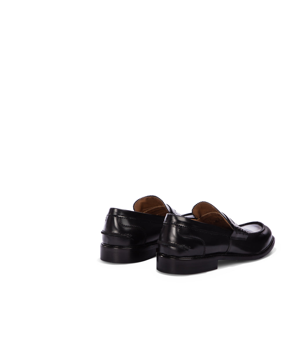 Loriblu Mocassini in pelle nera Nuovo