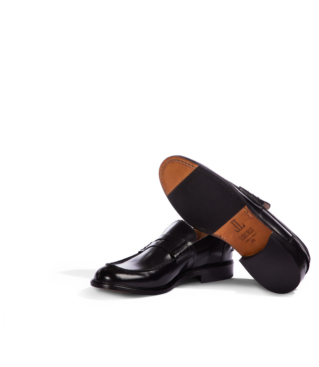 Loriblu Mocassini in pelle nera Nuovo