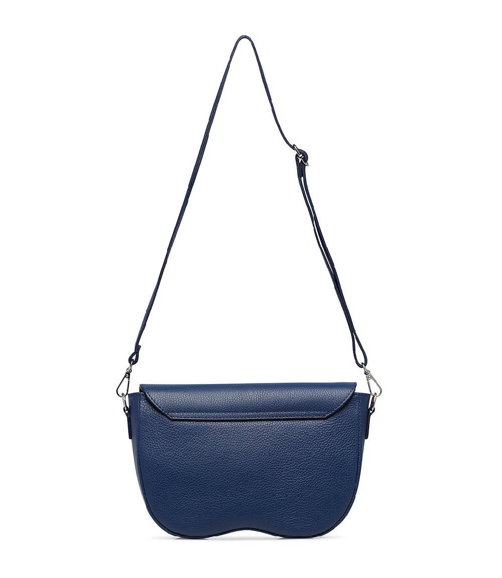 Loriblu Borsa a tracolla in pelle blu testurizzata Acquista Ora