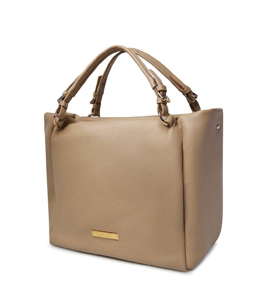 Loriblu Borsa beige in pelle martellata Fino Al -60%