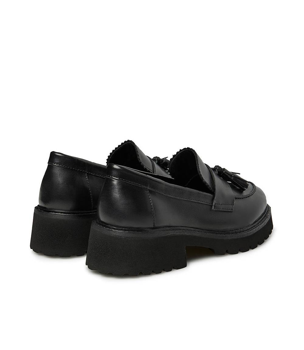 Loriblu Mocassini in nappa nera con nappine Moda