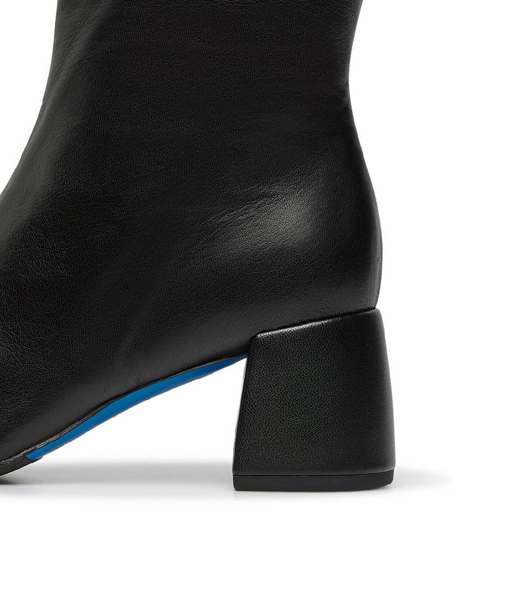 Loriblu Stivale in nappa nera con cristalli Nuovo