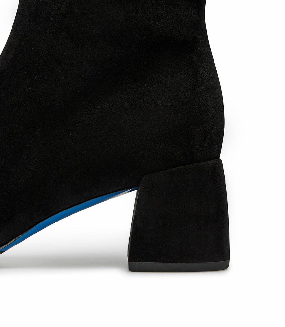 Loriblu Stivaletto in camoscio nero Spedizione Gratuita
