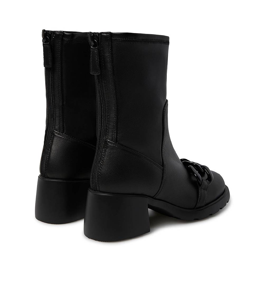 Loriblu Stivaletto in nappa nera con accessorio Pezzi Unici