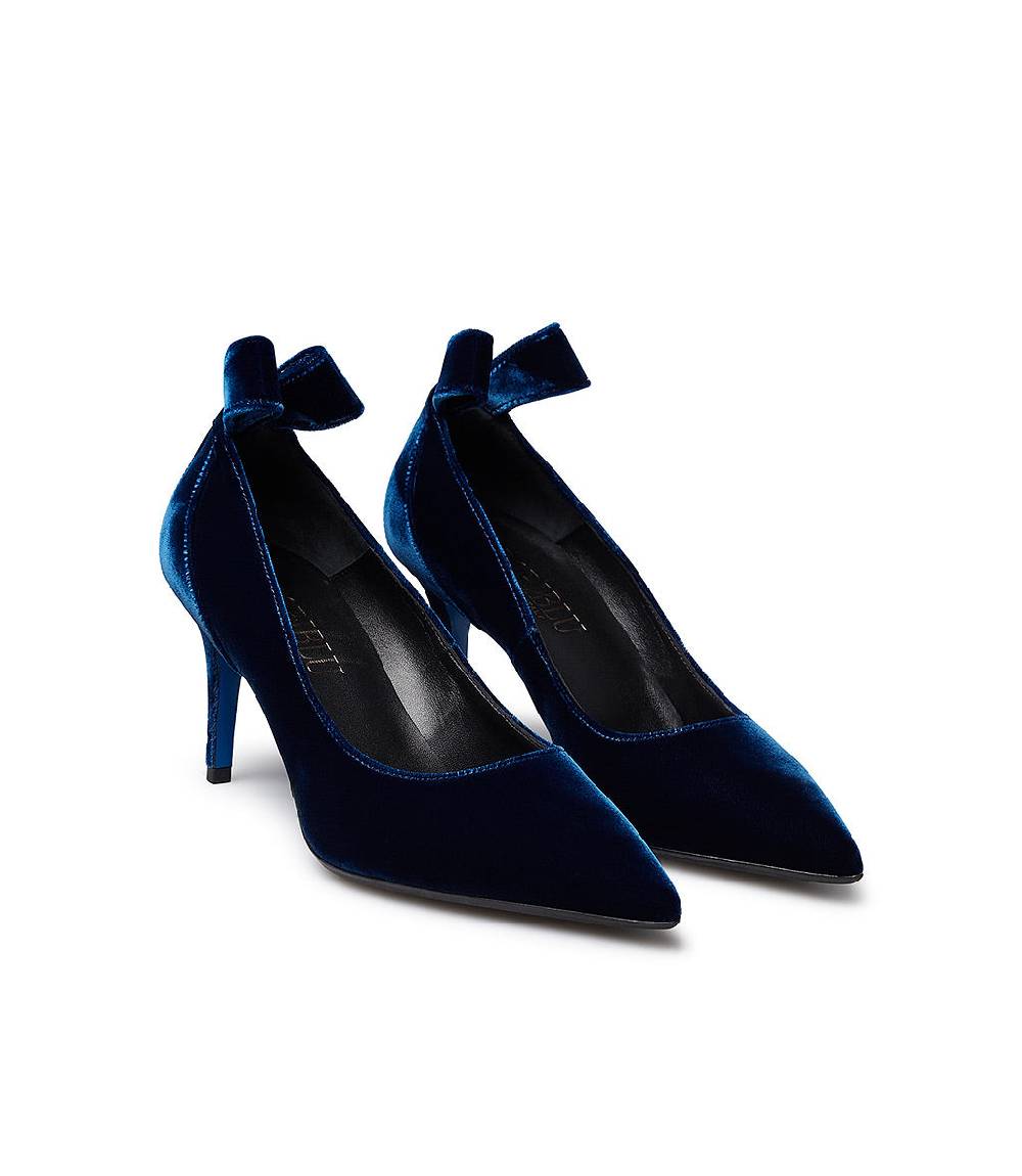 Loriblu Décolleté in velluto blu Shopping Online