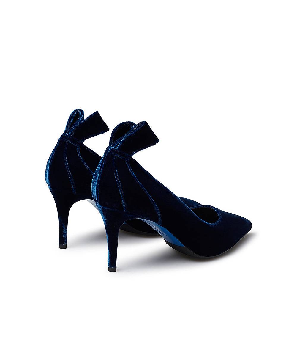 Loriblu Décolleté in velluto blu Shopping Online