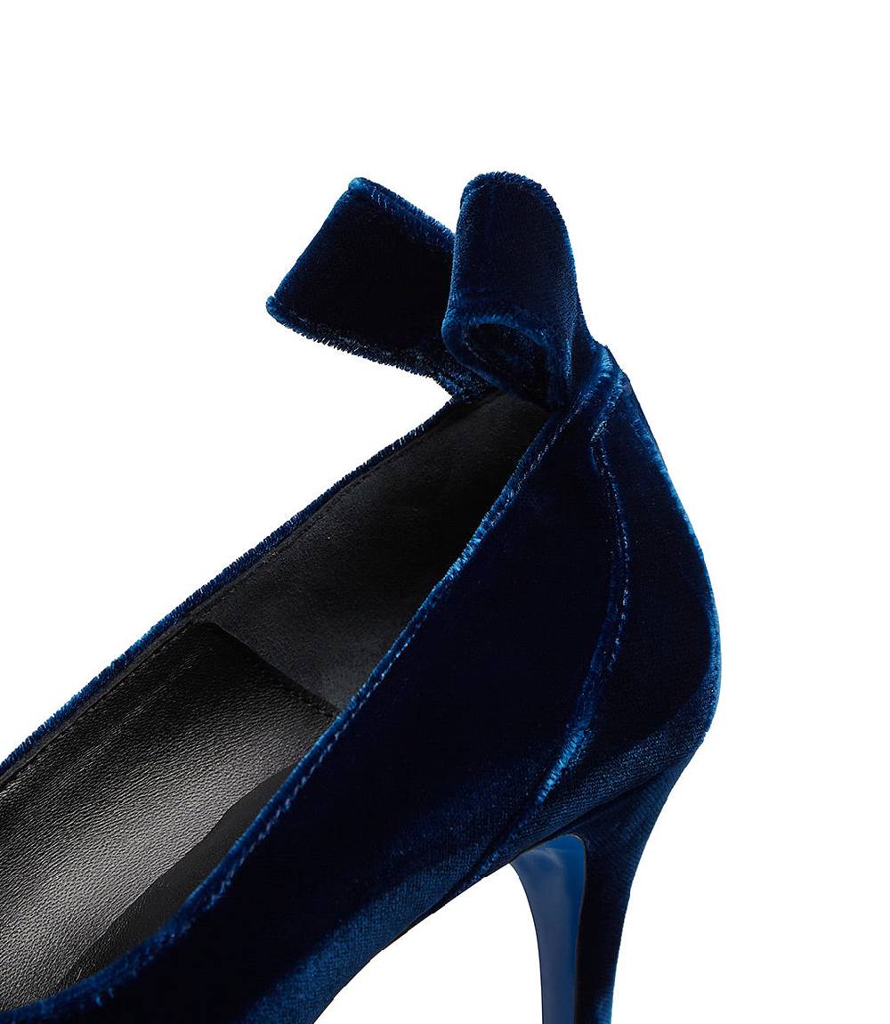 Loriblu Décolleté in velluto blu Shopping Online
