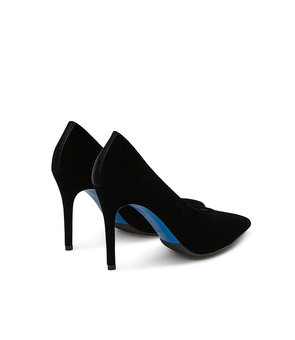 Loriblu Décolleté in velluto nero In Vendita