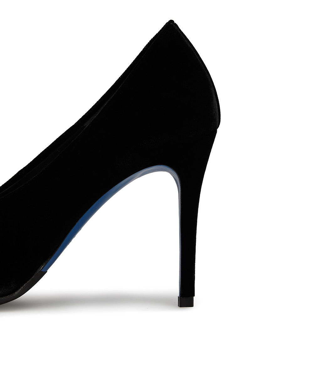 Loriblu Décolleté in velluto nero In Vendita
