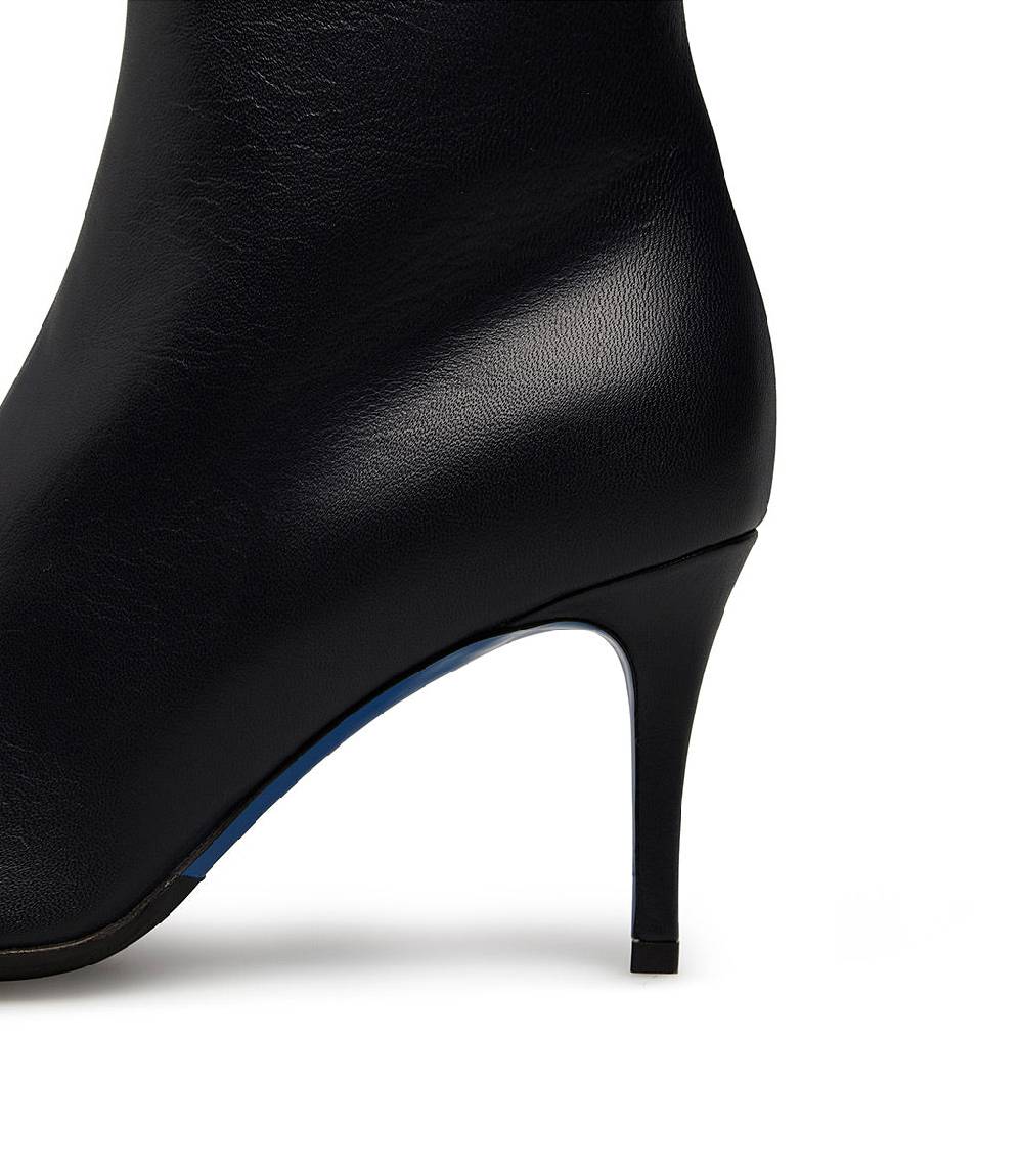 Loriblu Stivaletti in nappa blu con cristalli Pezzi Unici