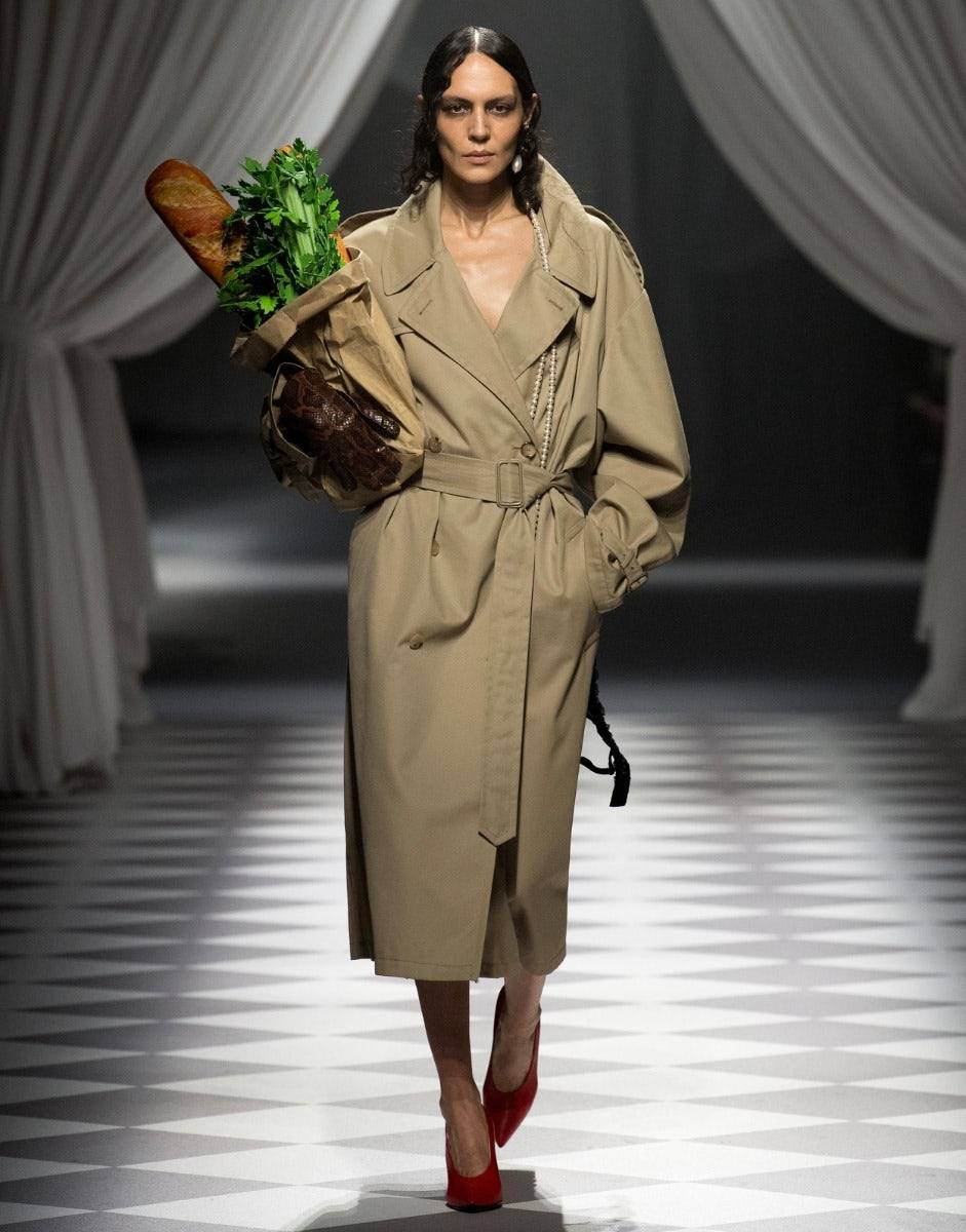 ﻿Love Moschino Trench in gabardina di cotone e nylon I Più Venduti