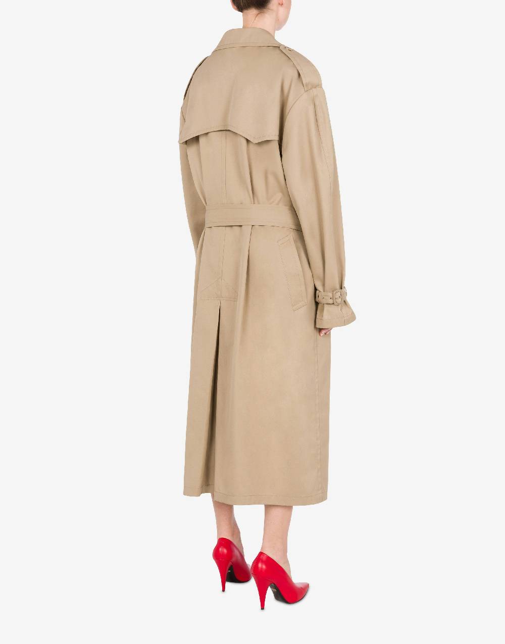 ﻿Love Moschino Trench in gabardina di cotone e nylon I Più Venduti