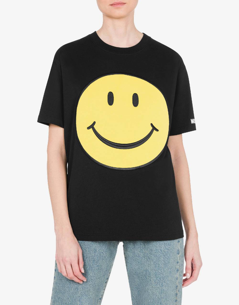 Love Moschino T-shirt in jersey organico Smiley® Negozio